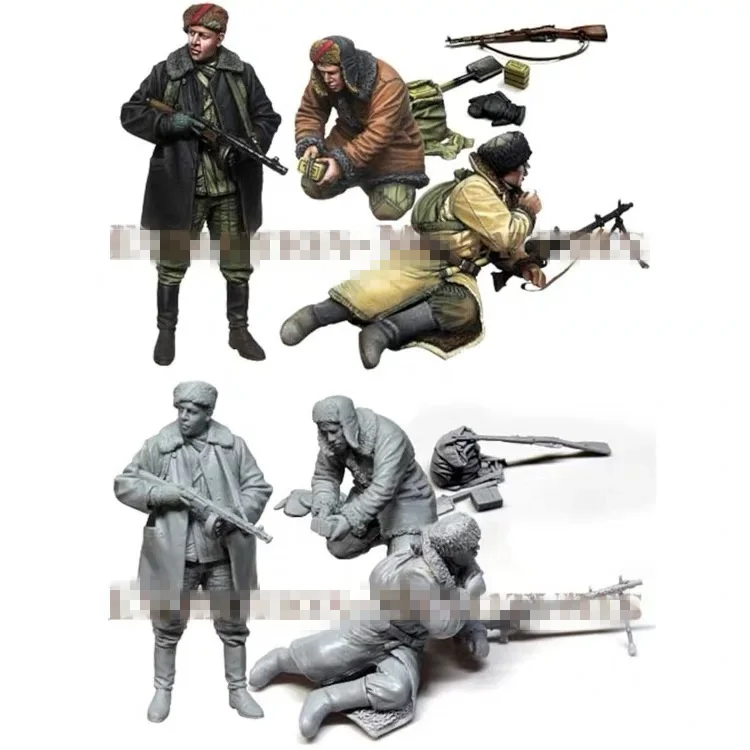 1/35  Resin Figures Model kits 2 figures Unassambled Unpainted 333