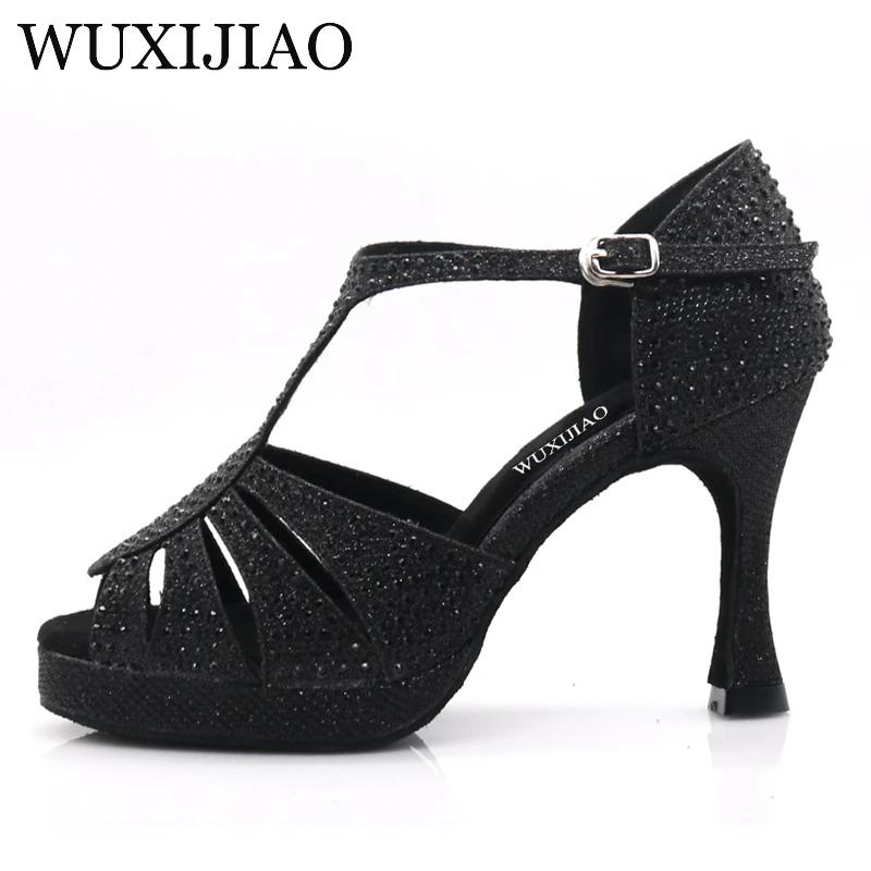 WUXIJIAO Women\'s Latin dancing shoes for adults summer outdoor dance shoes high heels ballroom dancing sandals soft soles