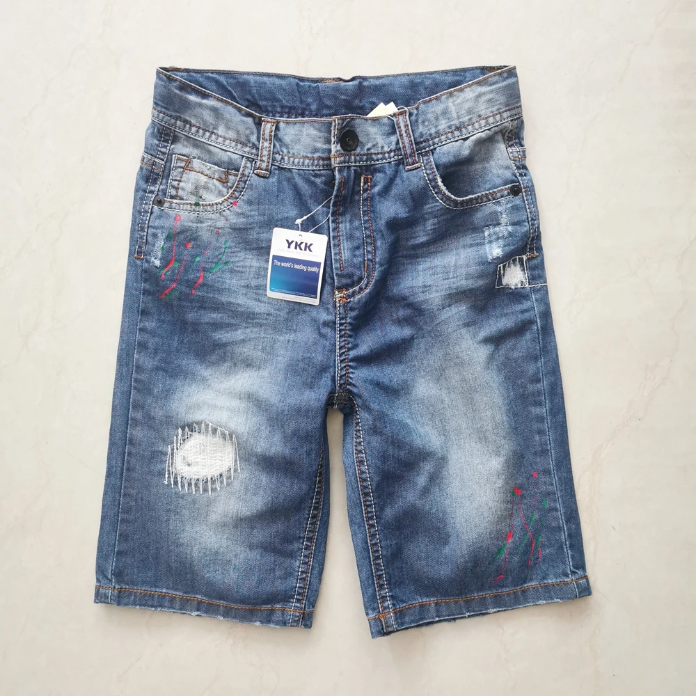 1-12T High Quality Summer Kids Shorts Boys Denim Trousers Jeans Cropped Pants boy short pants Baby clothing Children clothes