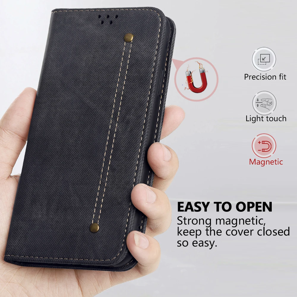 Luxury Leather Flip Wallet Case For OPPO Realme 8 6 7 Pro C21 C20 Card Slot Stand Magnetic Phone Cover Bag for Realme V13 House