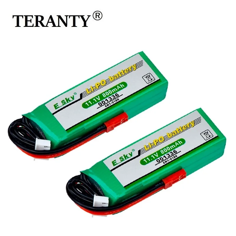 1/2/3/5 sztuk 11.1V 800mAh akumulator do Esky EK1-0188 001336 duży LAMA E020/E515A helikopter na Model samolotu