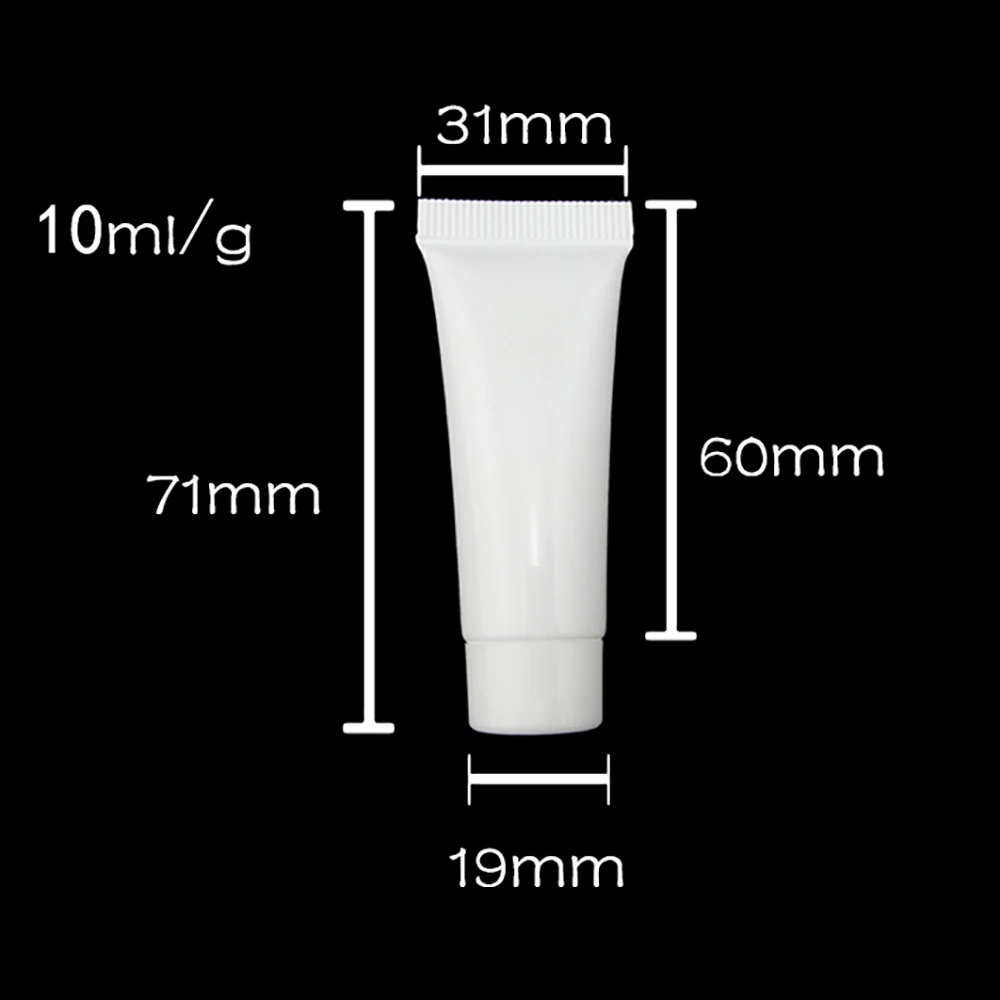 

10ml Eye cream tube essence liquid bottle, 10g emulsion sample packaging skincare packaging soft tube