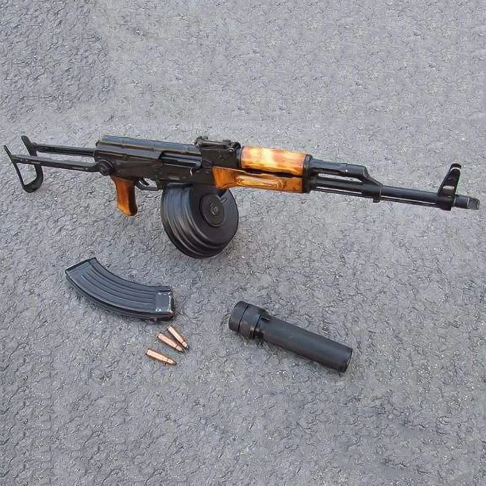 1/6 Maßstab SWAT AS VAL Zusammenbaubares Gewehrmodell Puzzle Baustein Militärmodell Sandtisch-Spielzeug für Actionfiguren – Detail 4