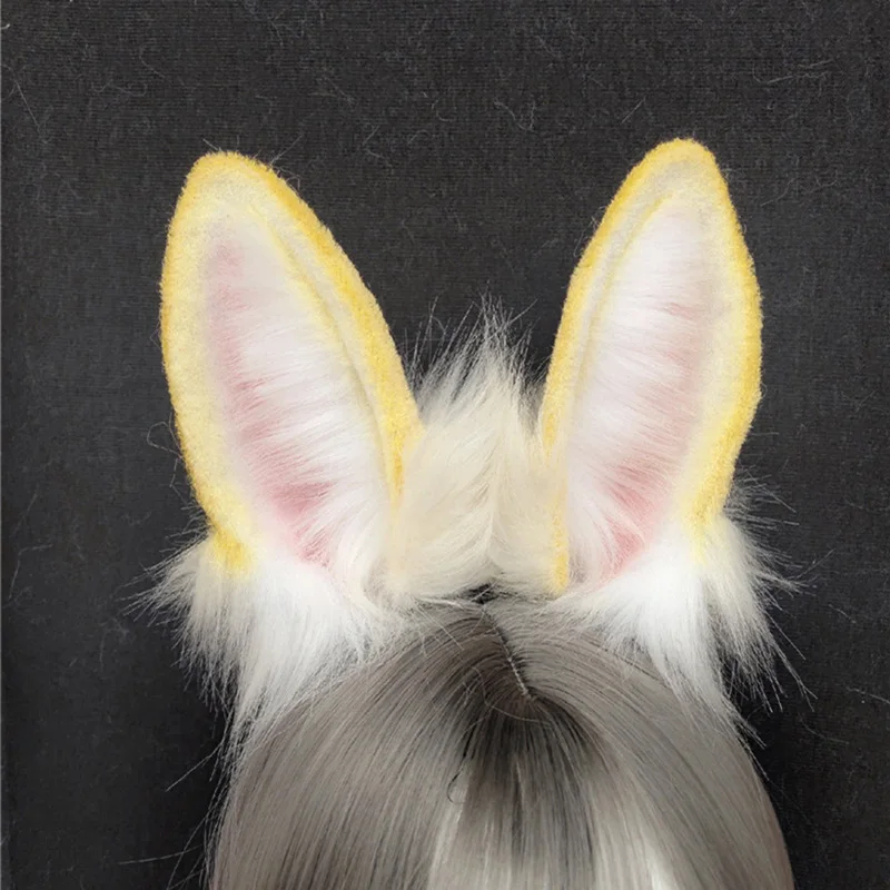 

New Rabbit Anime Beast Ear Beast Wolf Ear Cat Ear Fox Ear Headband Custom COSPLAY