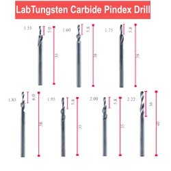 Wiertło z węglika wolframu do laboratorium dentystycznego 2 szt. Zastosowanie w laboratorium Pindex - normalna jakość i doskonała jakość