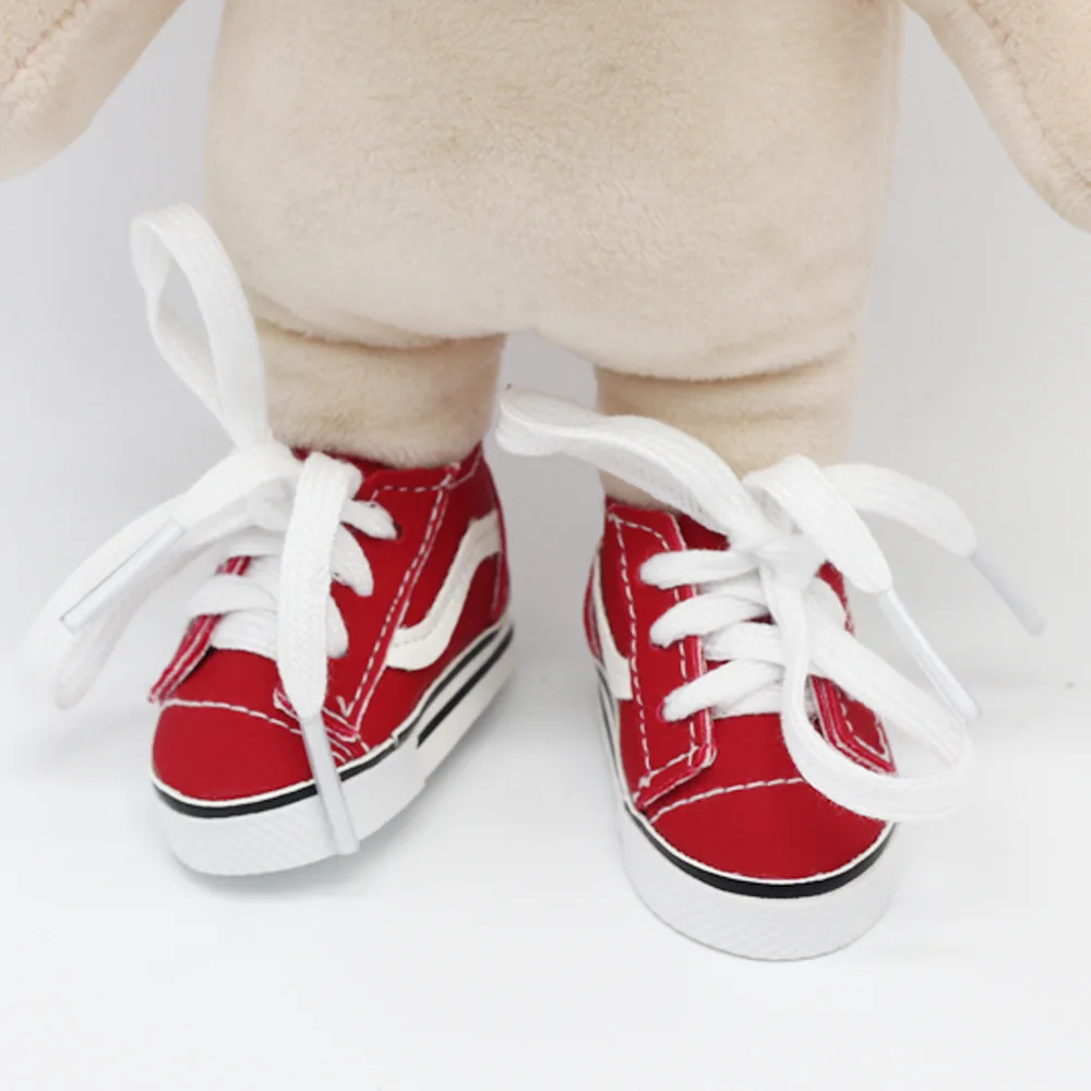 Doll Shoes 5.5cm Fashion Canvas Sneakers For Paola Reina Wellie Wishers 14 Inch EXO Star 20 cm Doll Clothes Accessories