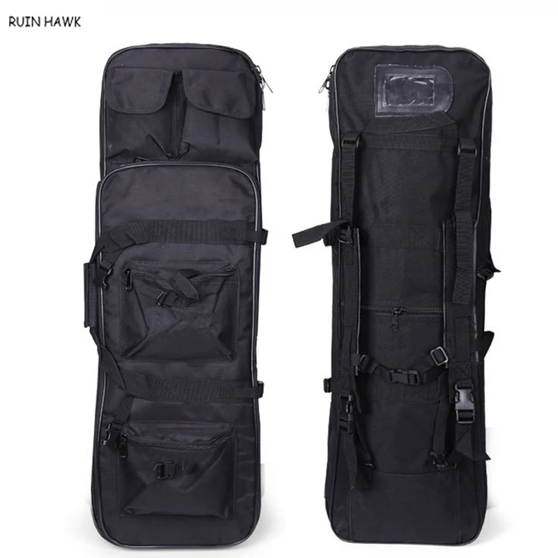 81cm / 94cm / 115cm rifle arma ombro mochila tático rifle caso oxford caça saco airsoft arma de ar coldre bolsa de ombro