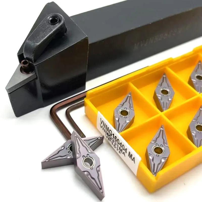 1 pz External MVJNR1616K16 MVJNR2525M16 portautensili per tornitura esterna VNMG inserti in metallo duro Set di utensili da taglio per tornio MVJNR