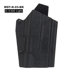 Kydex-funda para Glock 17/19/19x/45, Cintura interior, funda de transporte oculta, apta para Glock 19x (Gen 1-5), funda de pistola X300 ligera