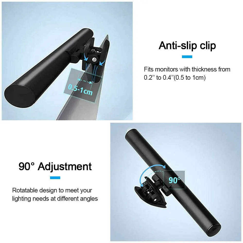 LED Screen Bar Light USB Computer Monitor Eye-Caring Reading Desk Lamp Night Light Bar