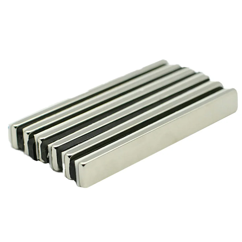 3 M Adesivo Longo Porta Cabide, NdFeB Magnet Bar, Adesivo Forte Neodímio, Ímã da Terra Rara, 30 50 80x10x3mm, 3,15"