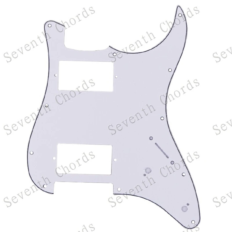 3 Ply HH Elektrische Gitarre Gitarre Schlagbrett Scratch Platte PickGuard Anti-scratch Platte Mit Schraube 2pot Montieren Loch gitarre Teile – Detail 2