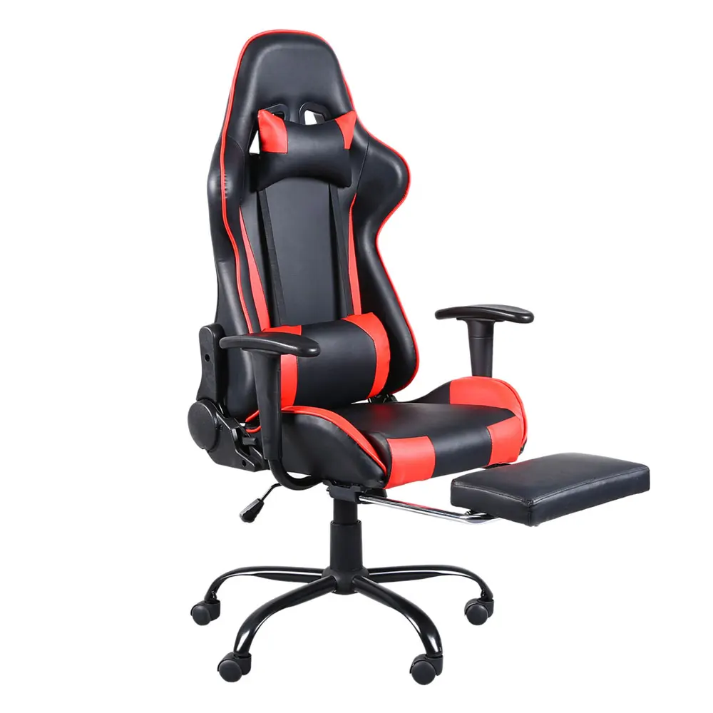 Computer Chair  Gaming Chair Adjustable High Back Swivel Chair Racing Gaming Chair Office Chair Study Chair with Footrest Tier