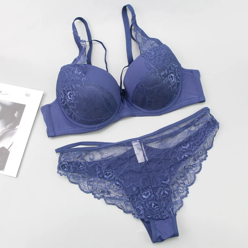 Auxell – soutien-gorge Push Up sans couture pour femmes, sous-vêtements Sexy à lacets, respirant, grande taille, Lingerie