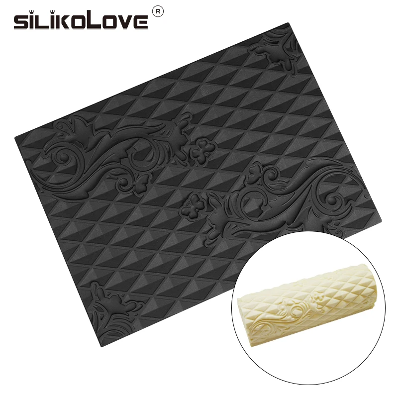 SILIKOLOVE DIY Silicone Mould Heat Resistant Texture Mat Mold Kit Mousse Baking Dessert Christmas Molds Mats Freedom Combination