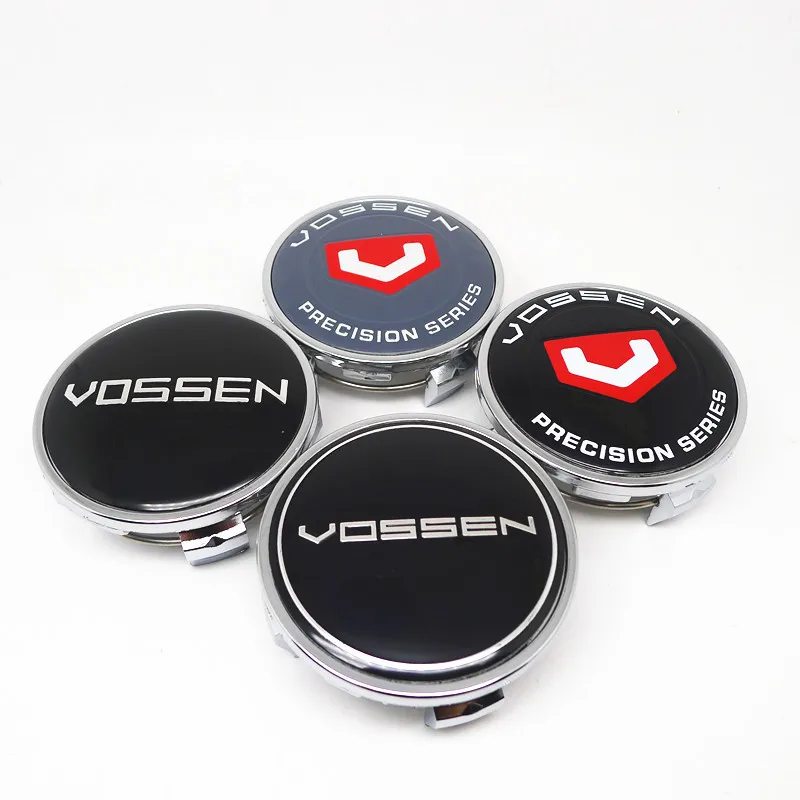 4pcs 62MM Vossen Precision Wheel Center Hub Caps Car Styling Dust Rims Cover Emblem Badge for Toyota Car Accessories