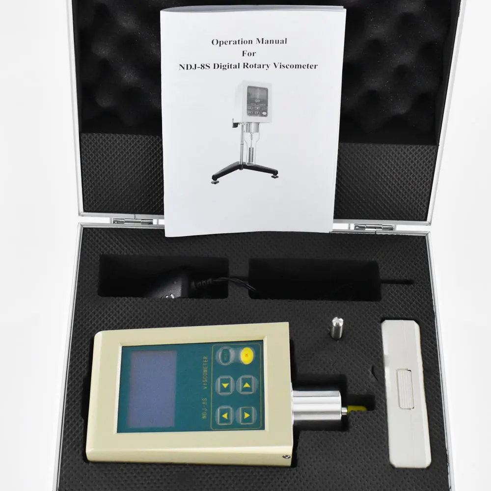 デジタルロータリープロジェクターテスター,高精度,粘度測定器付き,樹脂製,NDJ-8S