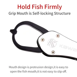 KAWA Pinzas de agarre labios pescado aluminio tipo pistola