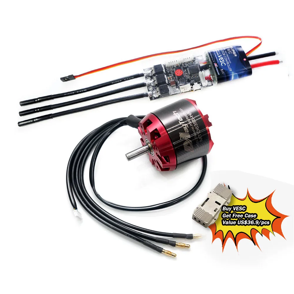 

Maytech 6355 Brushless Motor 3500W Electric Scooter Controller 50A SuperEsc based on VESC for Eboard