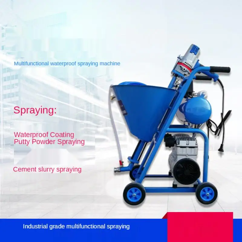 

Single Power Multifunctional Waterproof Paint Putty Powder Spraying Machine Spraying Cold Bottom Oil Cement Grouting Machine