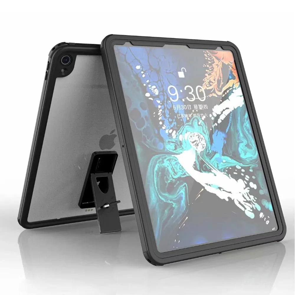 100% Sealed Waterproof Cover for iPad Pro 12.9 Snowproof Shockproof Holder Case for iPad Pro12.9 Underwater Diving Beach Shell