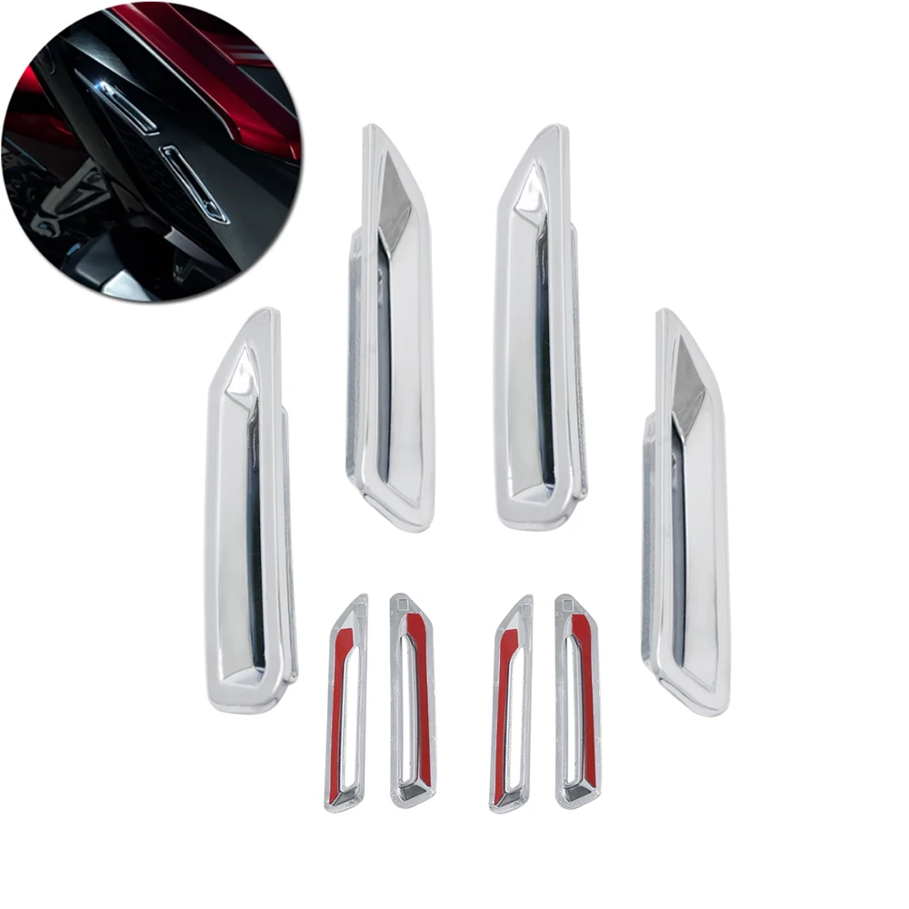 

Gl1800 Decorative Cover Radiator Slot Trim Cover Chrome Accessories For Honda Goldwing 1800 F6B GL 1800 2018 2019 2020 2021-2023