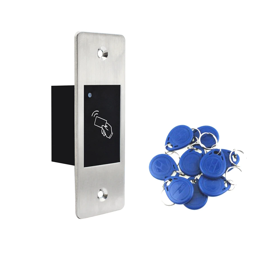 Outdoor IP66 Waterproof Embedded Fingerprint Access Control RFID reader controller scanner Electronic Door Opener System