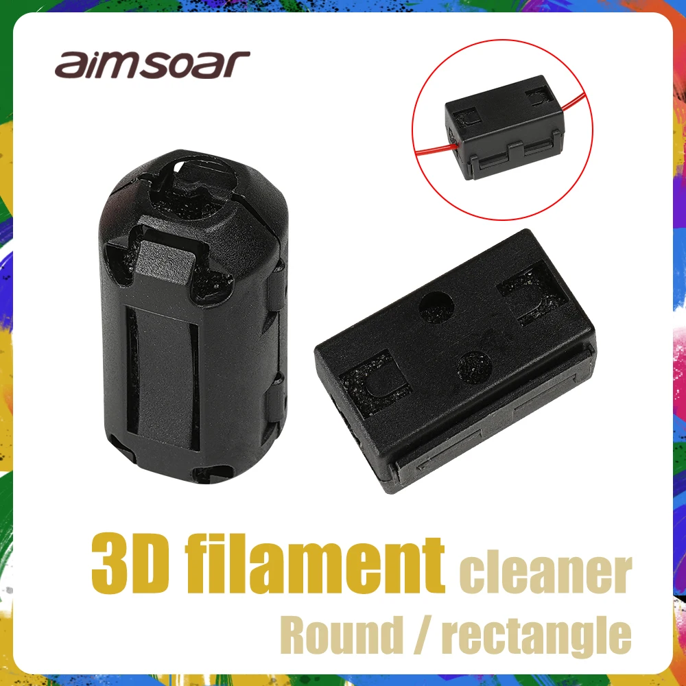 Filament dust cleaner Anti-static dust cleaner 1.75/3mm wire cleaning consumables for ender3 CR10 anycubic 3d printer parts