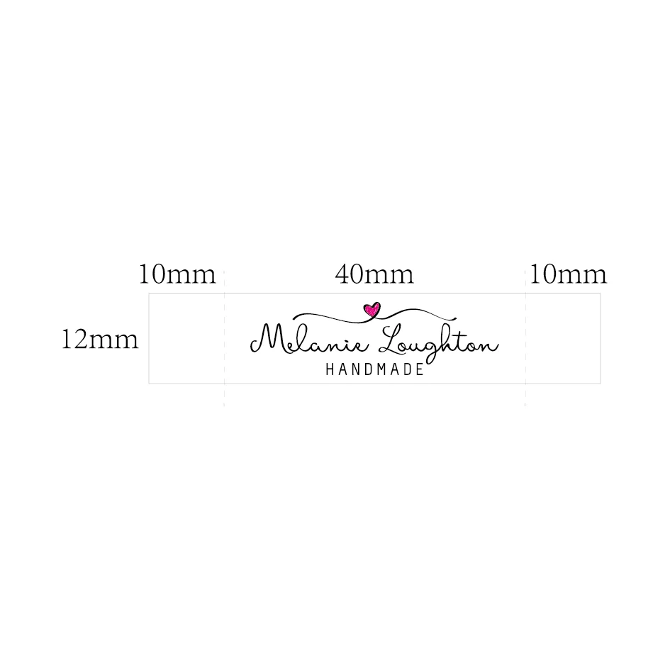 Custom Sewing labels / Brand labels, Custom Clothing Tags, Cotton Ribbon label,  Handmade label (FR003)