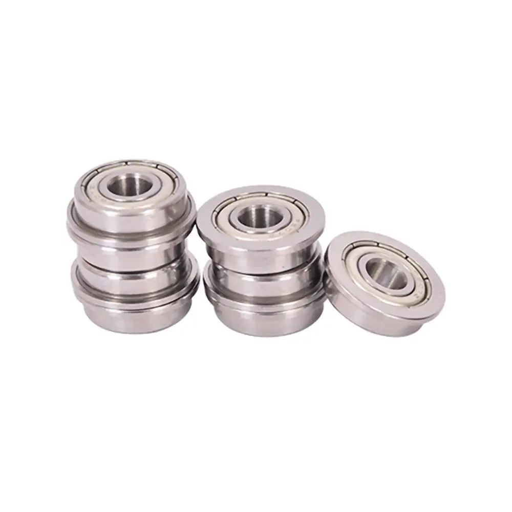 

1Pcs Ball Bearing 5x16x5mm-30x42x7mm F604-F6905 ZZ Metal Sealed Deep Groove Flange Ball Bearing Miniature