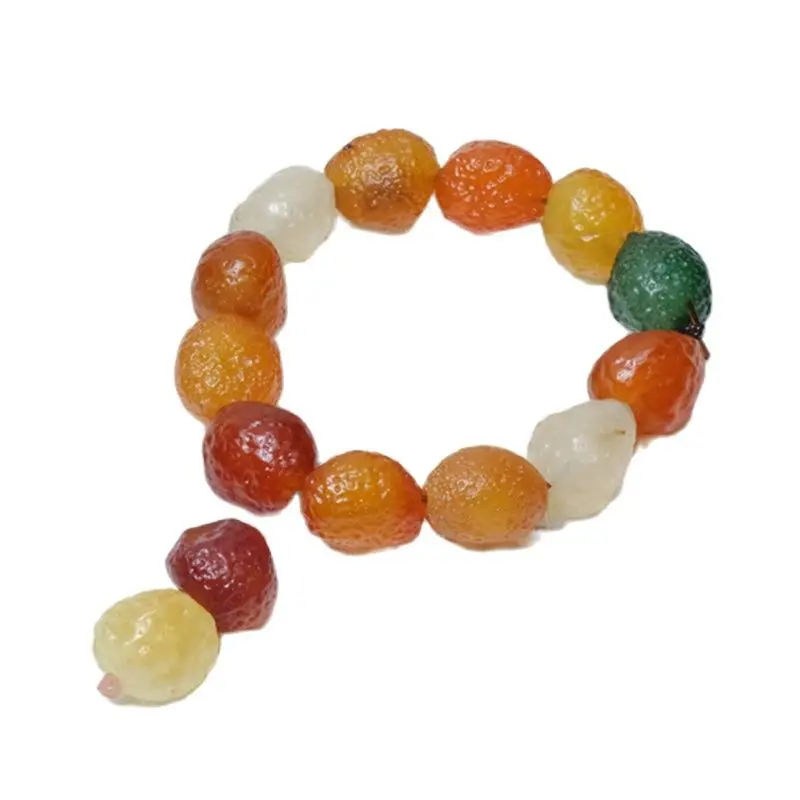 

Натуральный Синьцзян, золотой нефритовый браслет с бусинами, браслет для мужчин и девочек, классический браслет, эластичный браслет