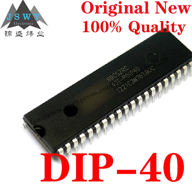 

10~100 PCS STC89C52RC-40I-PDIP40 Semiconductor Microcontroller -MCU IC Chip with for module arduino Free Shiping STC89C52RC