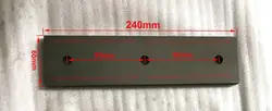 24PMF.01.101 bed blade 24PMF.02.101 anvil, WC-6 / WC-8 Wood chipper made by Dongfeng Town Sunny / Changzhou Hanmey / Jinma