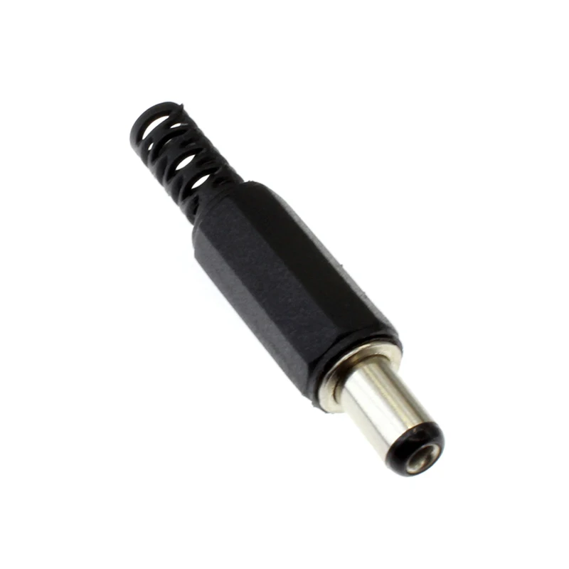 

DC Power Plug 5.5*2.1mm 5.5*2.5mm Electric Connector Male Mount Jack Plug Wire Terminals Adapter DC Plug Male Electrical Socket