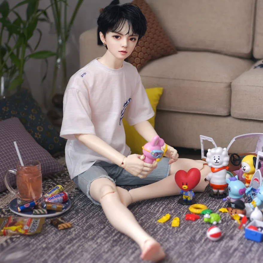 62cm 1/3 Bjd Sd Male Doll gifts for girl new arrival Handpainted makeup DM doll with clothes Resin Bjd Boy Doll