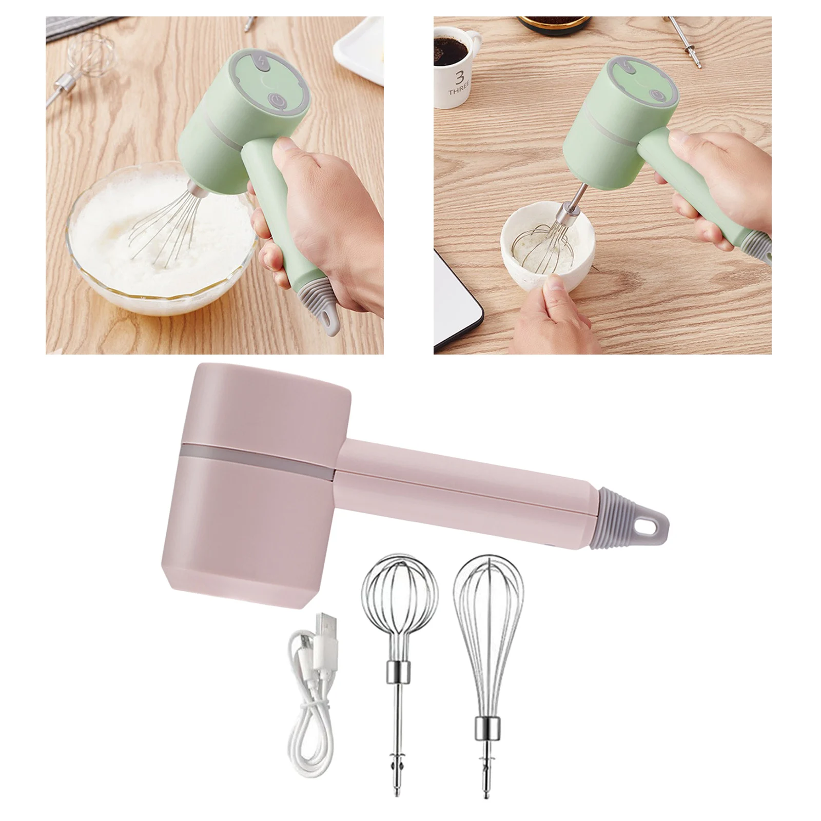 Electric Hand Mixer Lightweight High Power Kitchen Egg Beater Foamer Cake Mixer