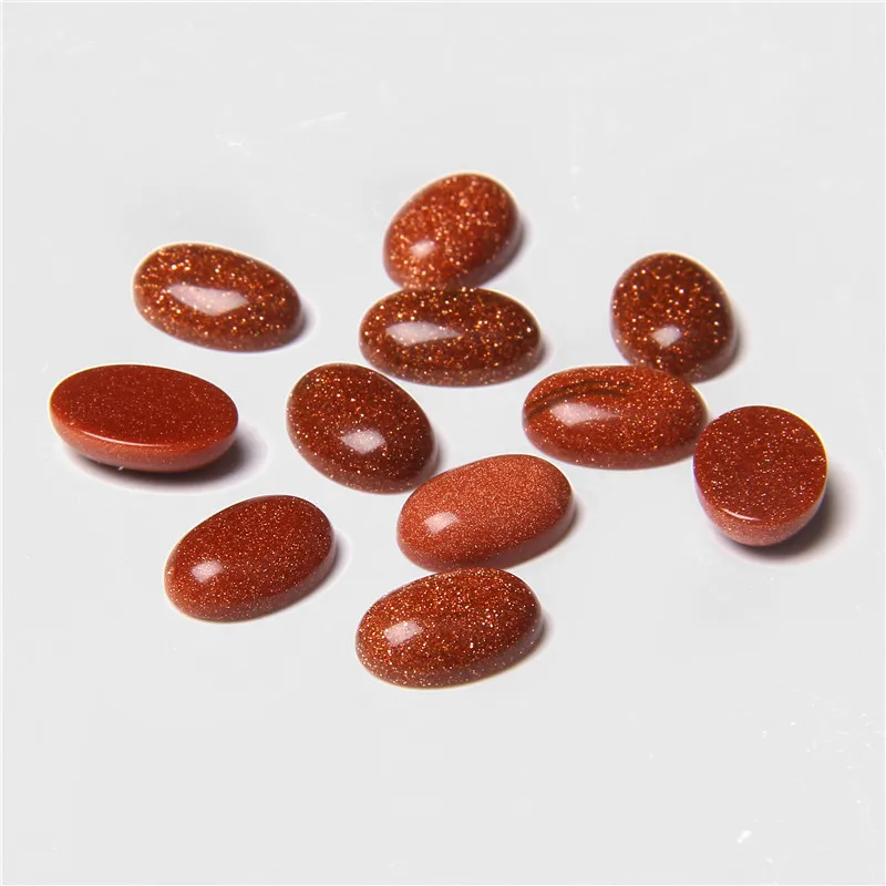 10pcs/lot Natural Stone Cabochon 8-25MM Tiger Eye Agat Oval Cameo Fit DIY Ring Earring Bracelet Necklace Making Jewelry Finding