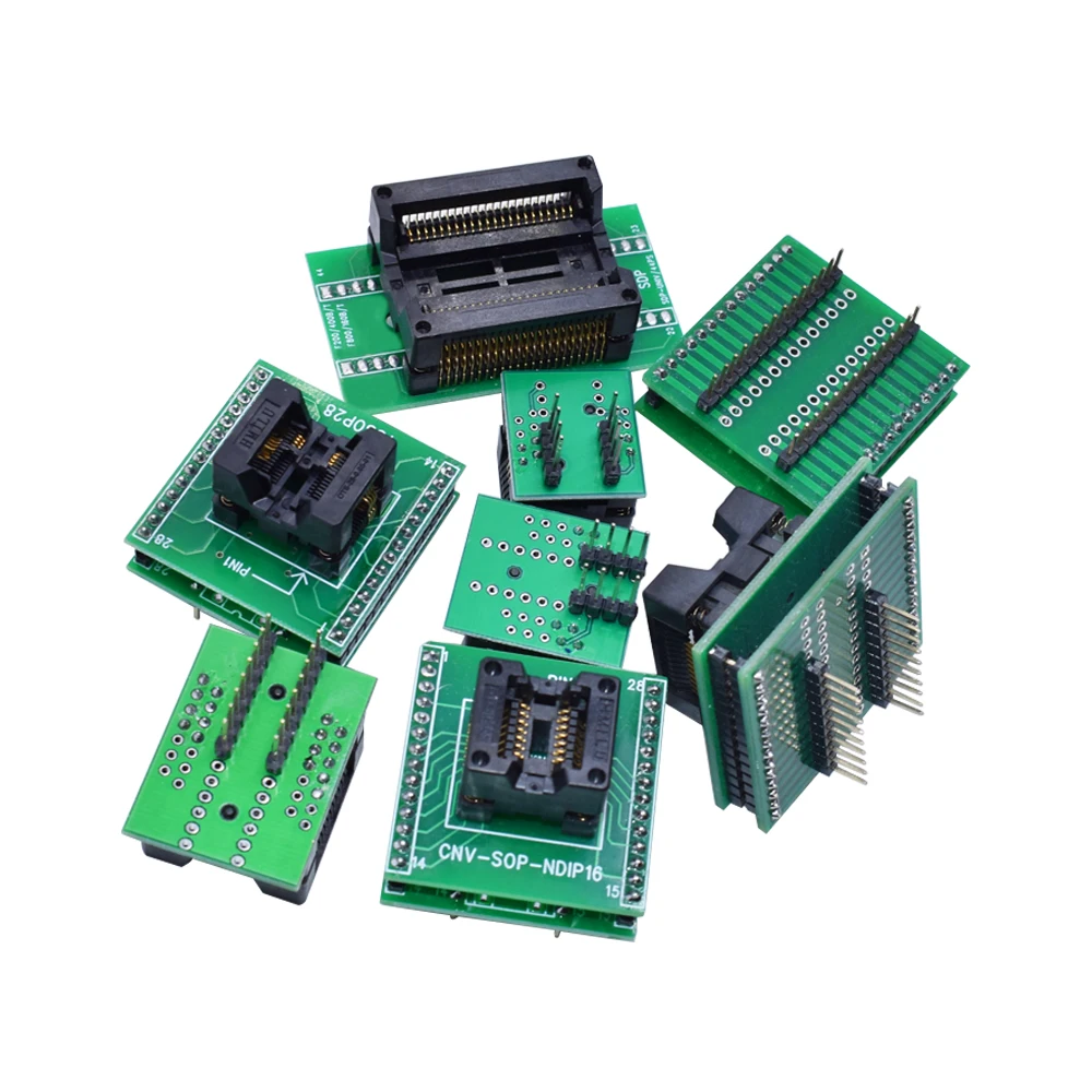 SOIC8 SOP8 SOP16 SOP20 TSSOP8 TSSOP24 SOP44to DIP8 DIP16 DIP44 sede a corpo largo presa adattatore programmatore larga 200mil