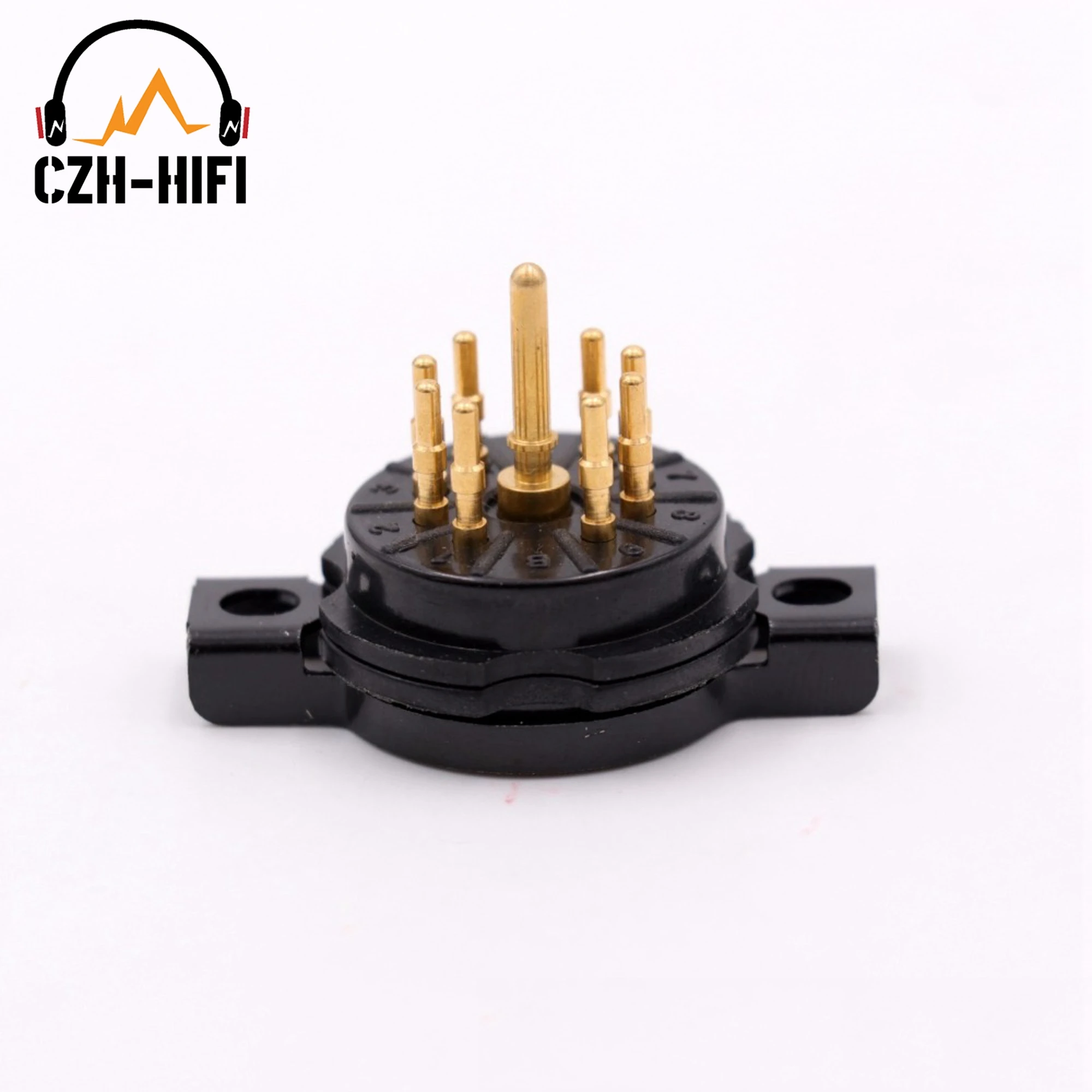 1PC CMC 4pin 8pin 9pin PTFE Bakelit Rohr Buchse Ventil Basis Für 300B 2A3 811 45 71A KT88 EL34 6V6 12AX7 ECC83 6DJ8 Audio DIY – Detail 12