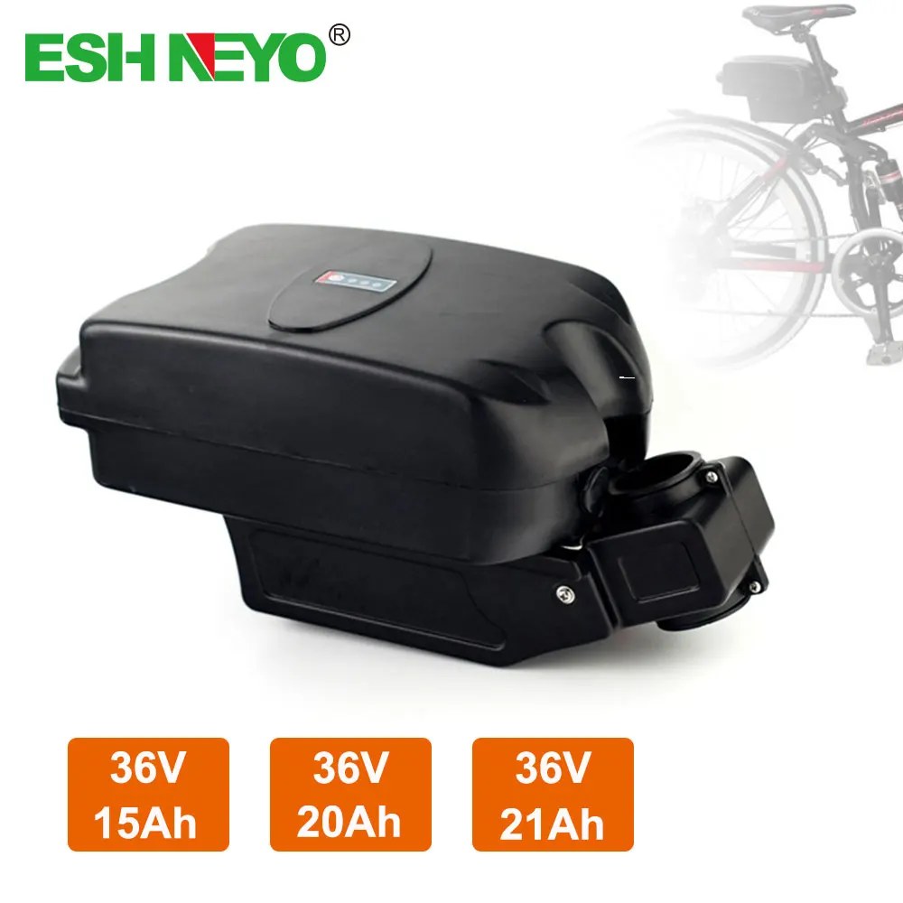 36V 15Ah Frog Under Seat Post Electric Bicycle Lithium Battery 36Volt 20Ah E-Bike City Bike Battery Pack Fit Bafang BBS01 BBS02