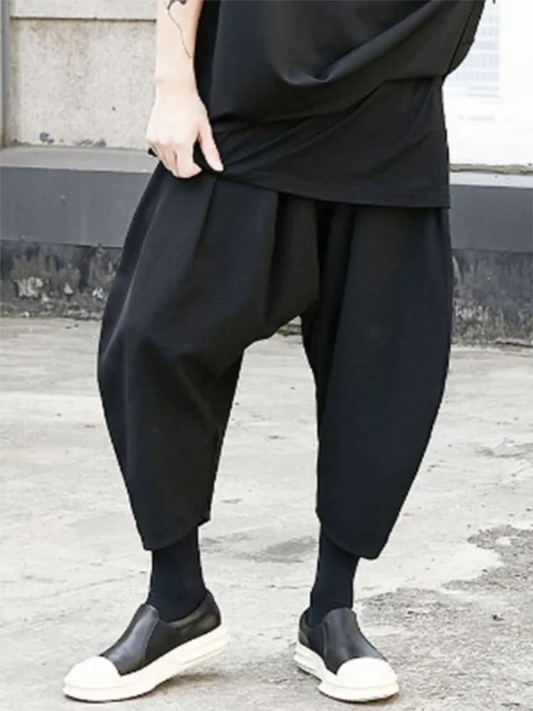 

Men's Baggy Pants Spring And Autumn New Urban Youth Fashion Pop Hip Hop Harajuku Casual Loose Oversized Pants Nine Minutes