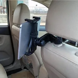 Car Seat Ipad Holder 360 degree swivel ball head New Adjustable Car Seat Headrest Mount Holder for iPad Galaxy Tablet Holder
