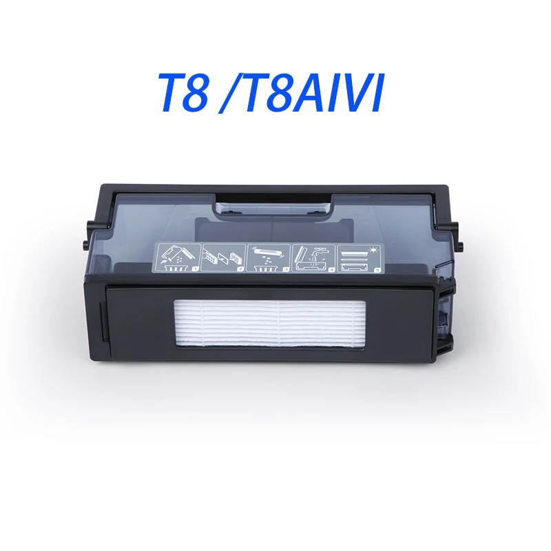 Original ECOVACS Deebot OZMO T8 T8 AIVI T9, T9 MAX T9 Power T9 T9 AIVI Dust Box Assembly or Auto Empty Station Cleaner Spare Par