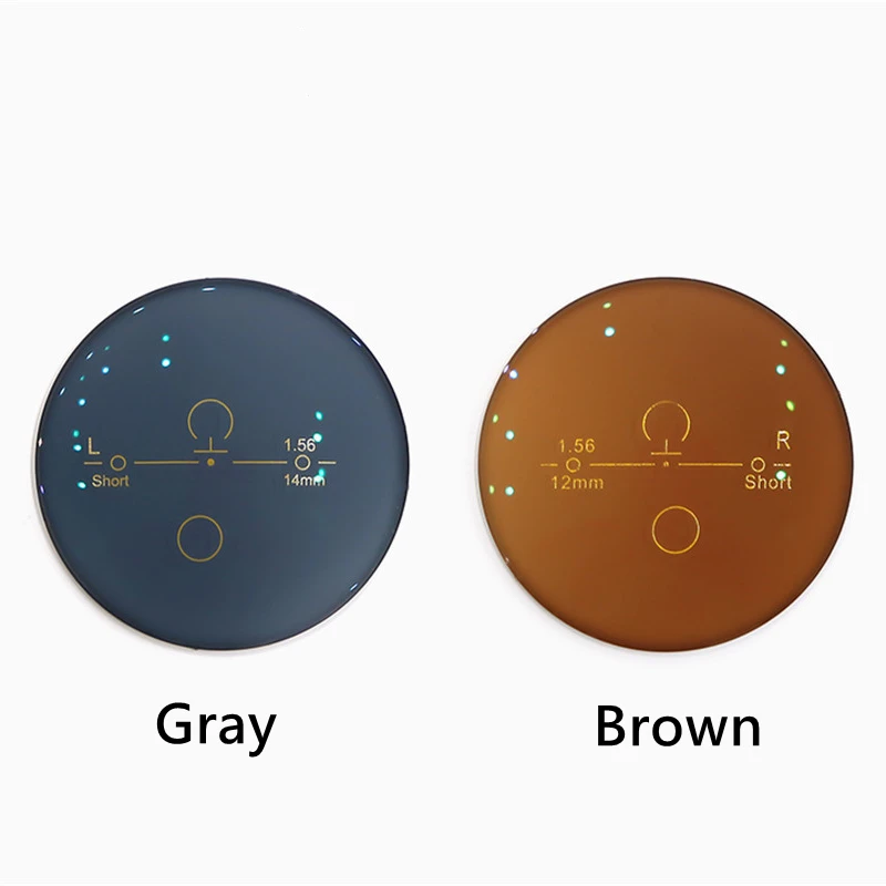 YIMARUILI 1.56/1.61/1.67 Fotochromowe progresywne soczewki wieloogniskowe Powłoka HMC Soczewki asferyczne przeciw promieniom ultrafioletowym i zarysowaniom