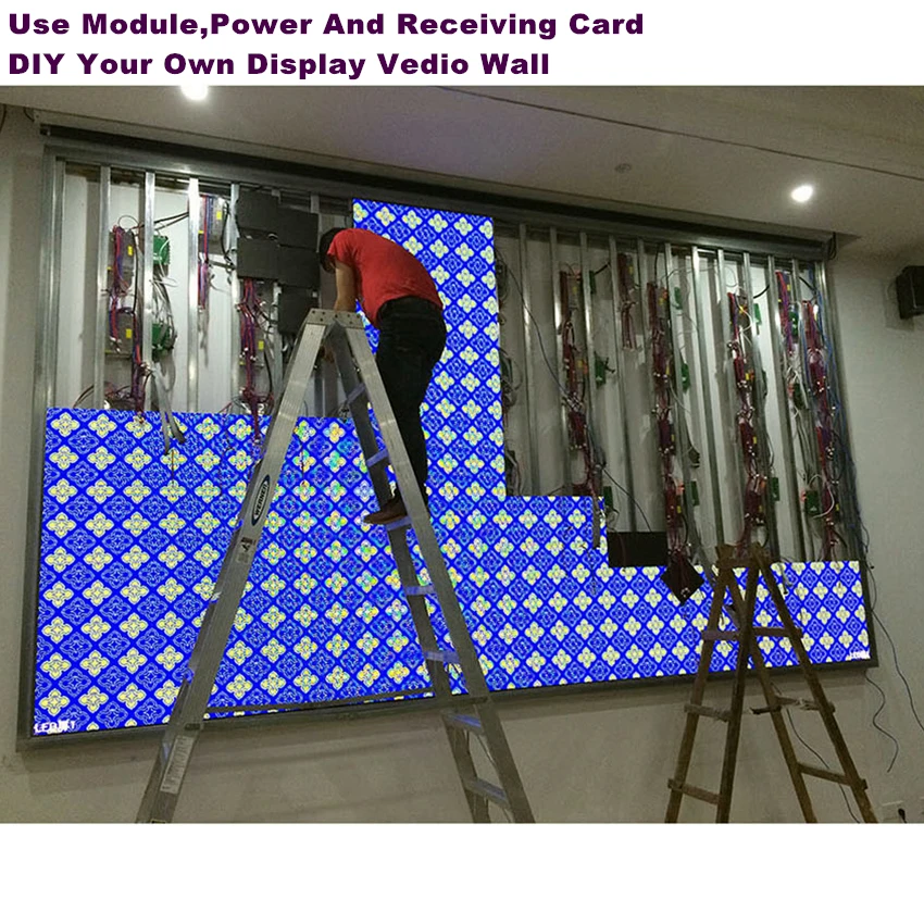 Led Matrix P6 Outdoor Panel 192X192Mm 32X32 Pixel Full Color Smd Rgb HUB75 Led Display modules