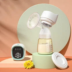 Baby Electric Breast Pump USB Charging Portable Milk Pump Baby Feeding Massage Battery Inside Breast Milk