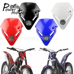 Enduro LED Mini Headlight Motocross for Gas Gas TXT 250 Pro 125 300 EC300 TXT280 Racing EC200 Six-Day Trail Dirt Bike Head Light