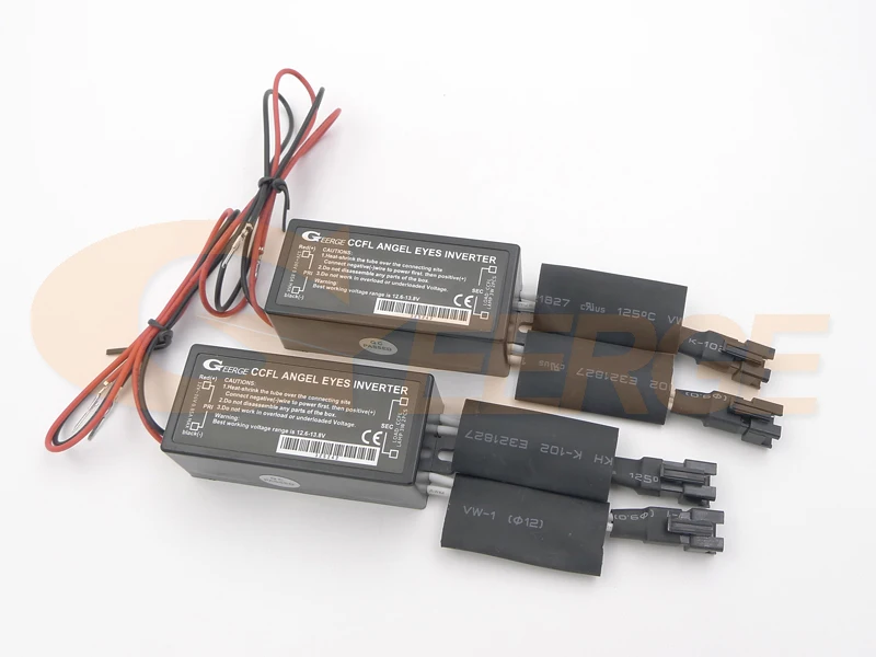 Eccellente 2 pezzi Geerge inverter Ballast per CCFL Angel Eyes Halo Rings accessori per rimontare auto ad alta luminosità e basso consumo