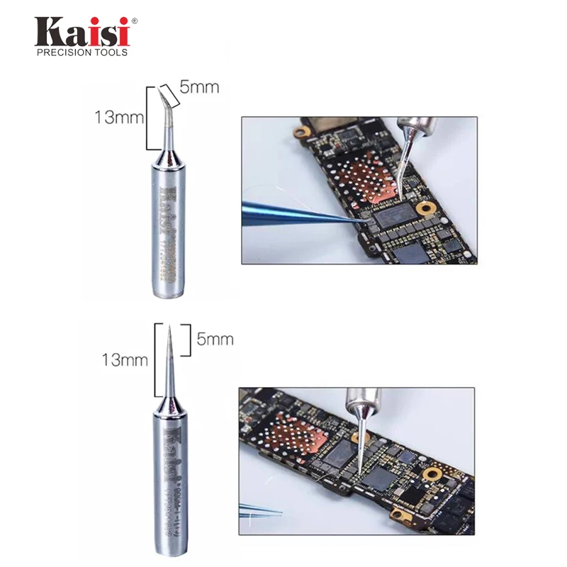 Kaisi 1Pcs Original 900M-T-I/เป็นออกซิเจนฟรีทองแดงหัวแร้งเคล็ดลับ Ultra-Fine Soldering Iron หัวเชื่อมเครื่องมือ