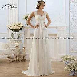 Simple Empire Waist Wedding Dress for Pregnant Woman Customized Boho Bride Dress Plus Size Cheap Bridal Gown Robe de Marie